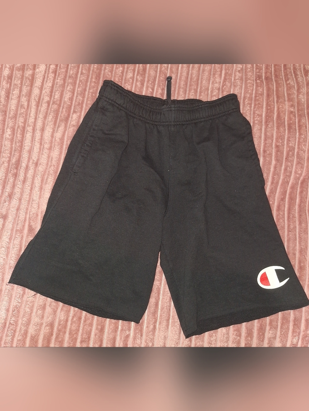 Champion Black Drawstring Shorts